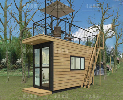 20ft modified wood container house