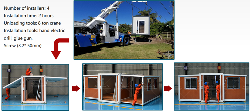 Mobile Expandable Container House