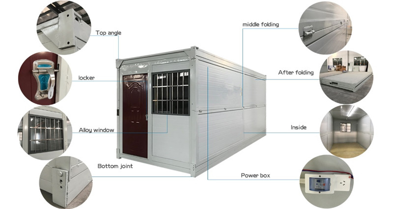 Foldable container house