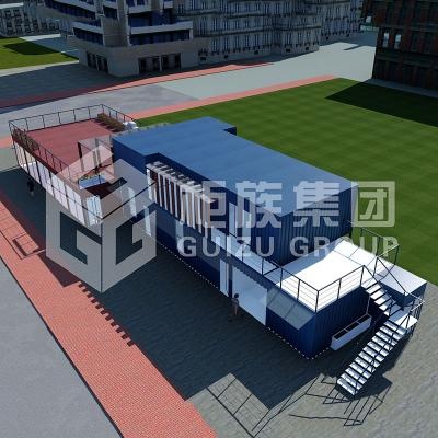 Two storey container shop