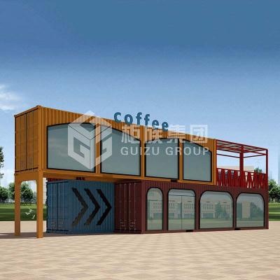 shipping container cafe