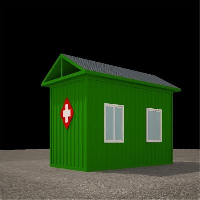 Shipping container healthcare housing