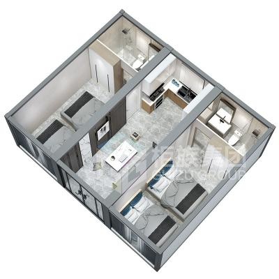 Flat pack container house