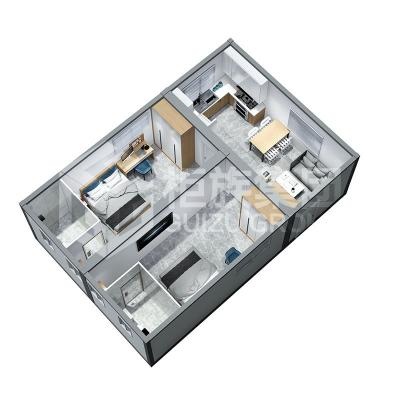 modern luxury 2 bedroom prefab house