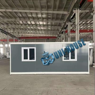 Extended foldable prefab container homes/40ft folding living container/expandable cabin foldable container house